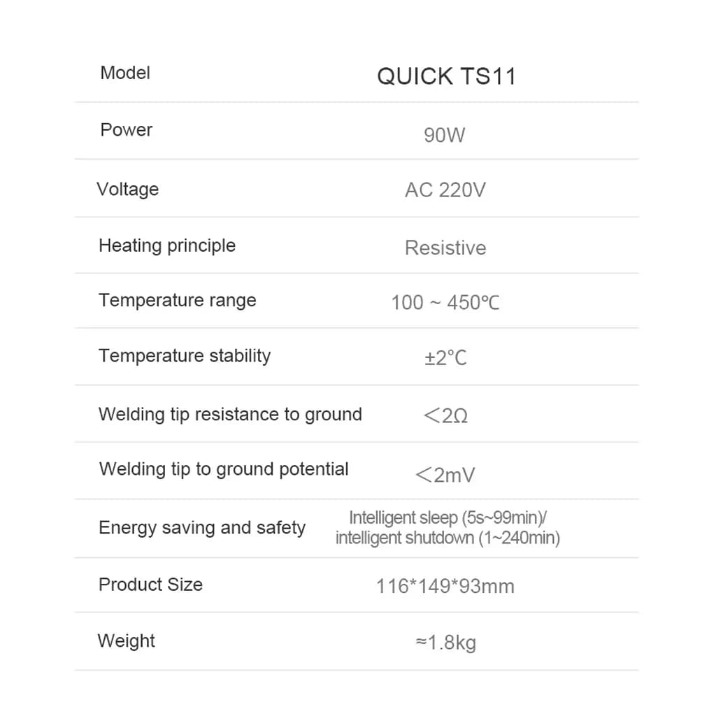 هویه حرفه‌ای Quick TS11 — تصویر ۳