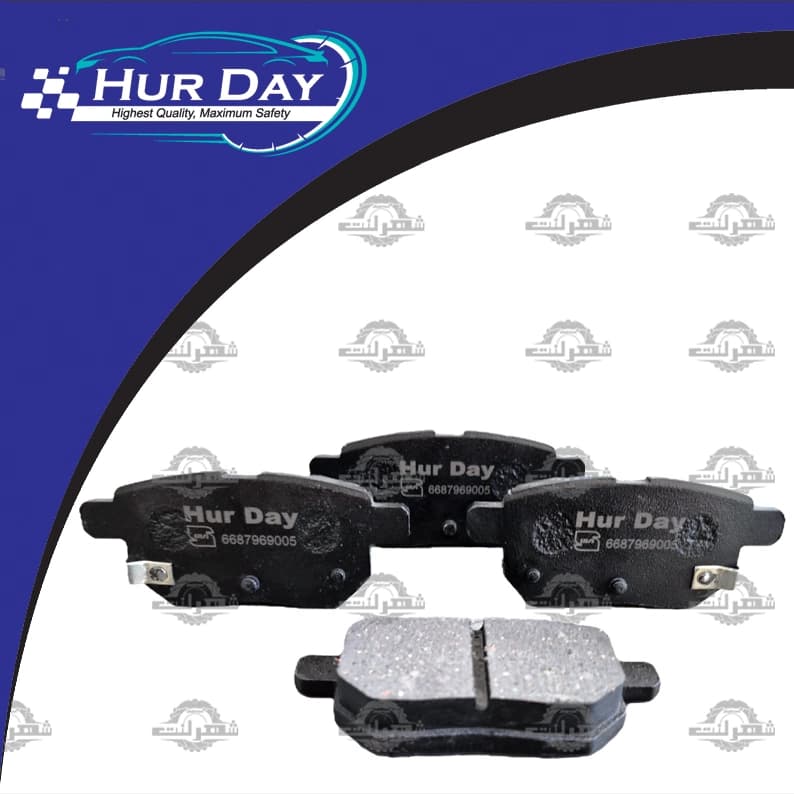 لنت ترمز عقب گریت وال C30 هوردی (HurDay) — تصویر ۴