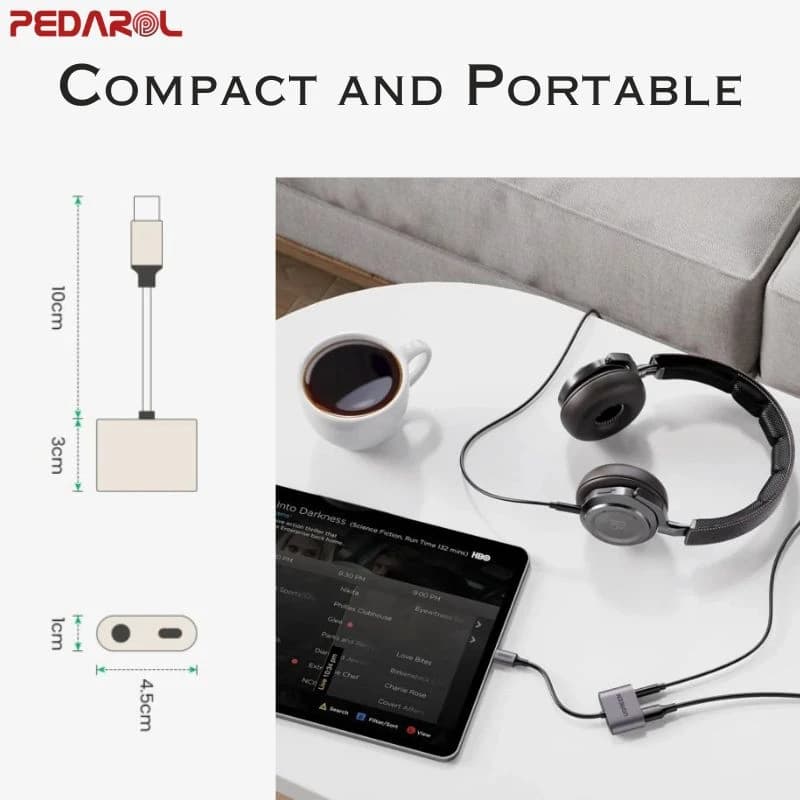 مبدل USB-C به جک 3.5 یوگرین مدل CM231 — تصویر ۲