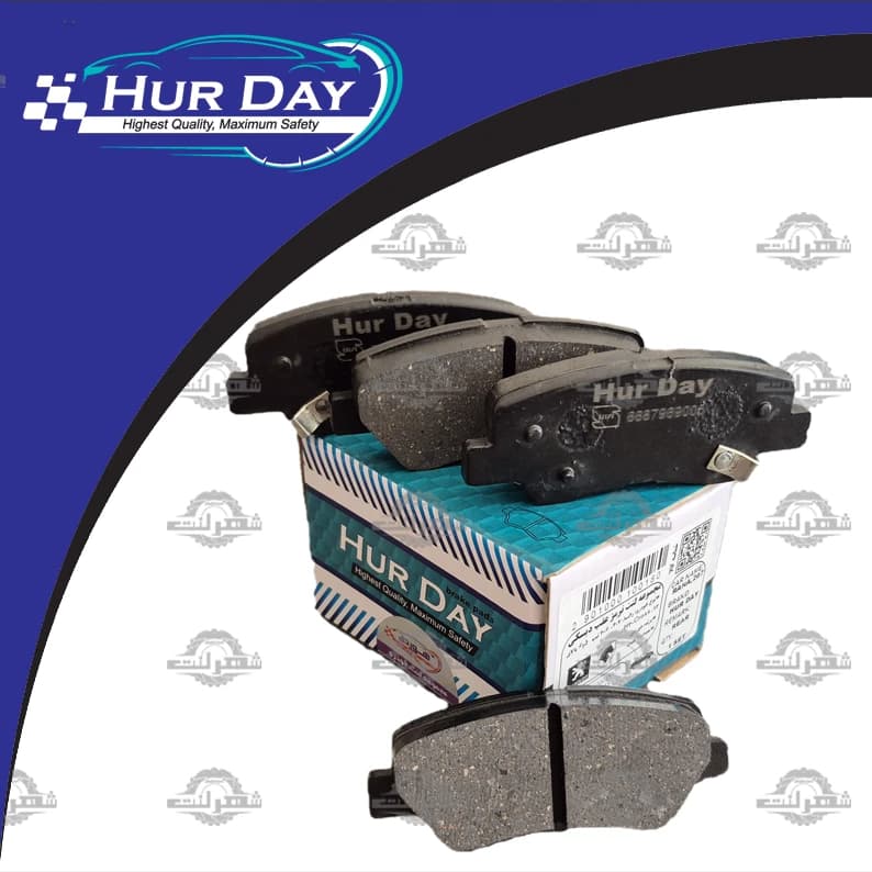 لنت ترمز عقب پژو 206 صندقدار مدل 1392 به بعد هوردی (HurDay)