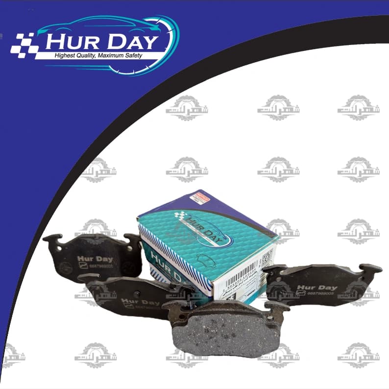 لنت ترمز عقب پژو 206 تیپ 6 هوردی (HurDay) — تصویر ۵