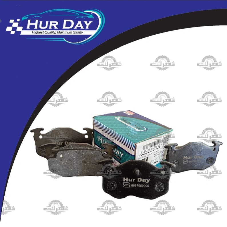 لنت ترمز عقب پژو 206 صندوقدار 1386-1392 هوردی (HurDay) — تصویر ۲
