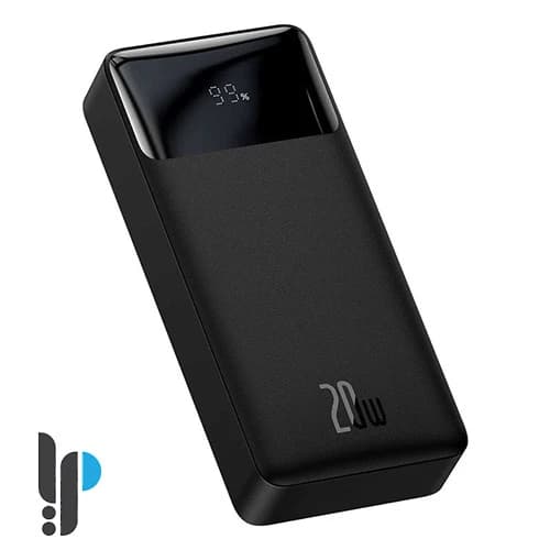پاوربانک ۲۰ واتی بیسوس مدل Baseus Bipow Digital Display ظرفیت ۲۰۰۰۰ میلی‌ آمپر