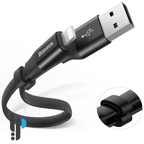 کابل USB به لایتنینگ باسئوس مدل Nimble طول 23 سانتی متر — تصویر ۳