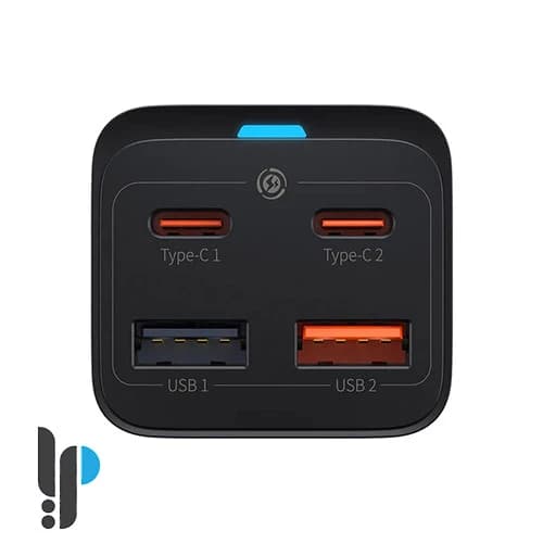 شارژر رومیزی ۴ پورتی ۶۵ واتی بیسوس مدل Baseus GaN3 Pro fast charger CCGP040101 — تصویر ۳