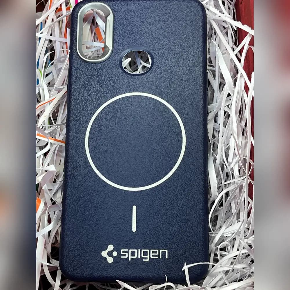 گارد چرمی مگسیف spigen برای سامسونگ samsung A10s — تصویر ۳