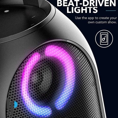 اسپیکر بلوتوثی 80 وات انکر مدل Rave PartyCast A3390 — تصویر ۲