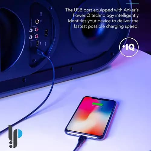 اسپیکر بلوتوثی 160 وات انکر مدل anker rave a3391 — تصویر ۴