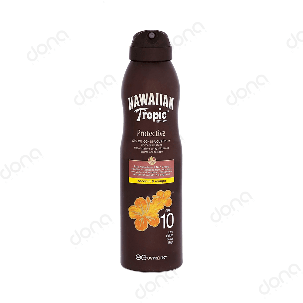 اسپری روغن برنزه کننده تروپیک هاواییان SPF10