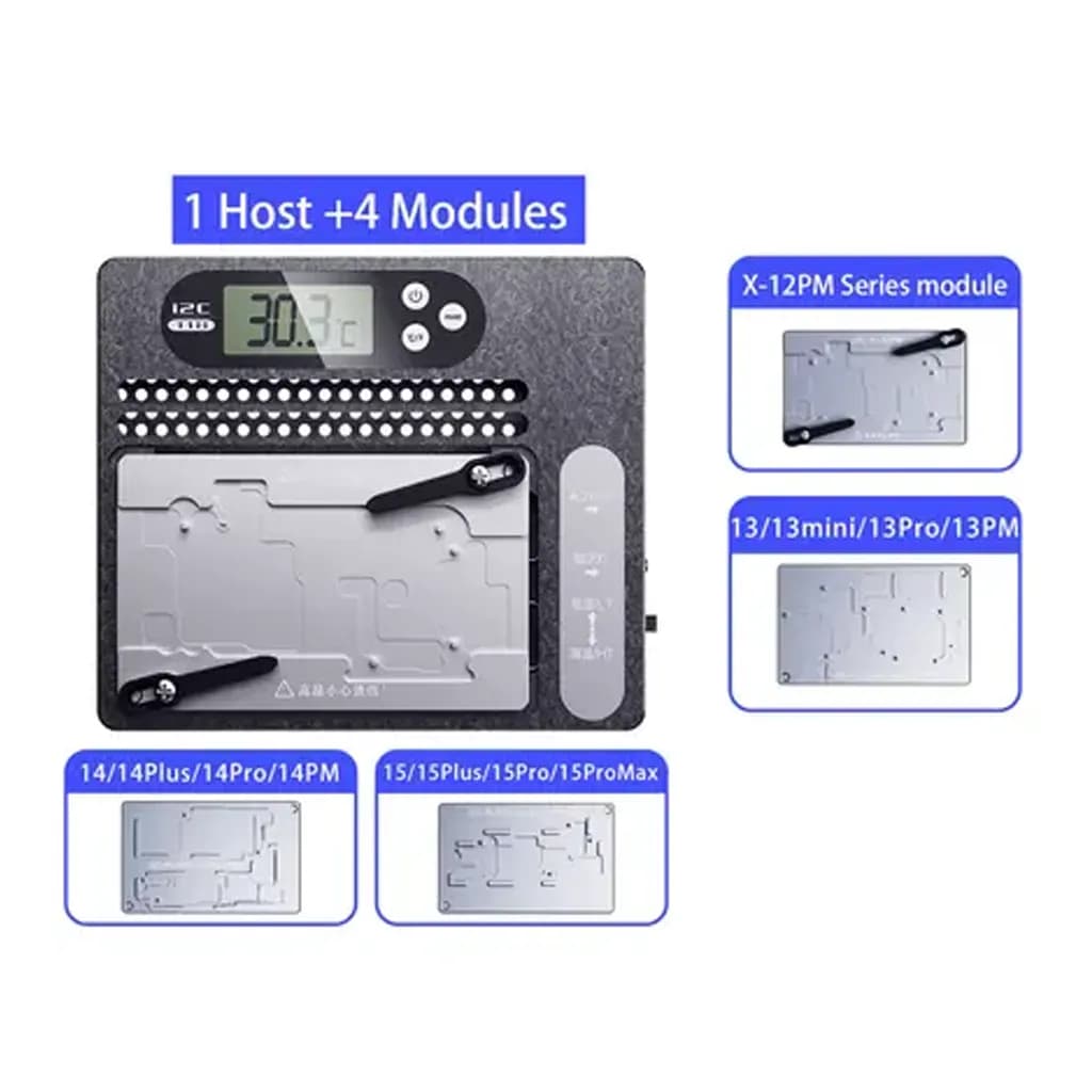 پری هیتر I2C T18 ماژول آیفون X تا 15 پرومکس — تصویر ۳