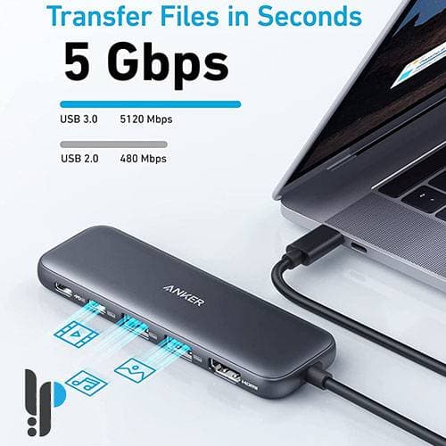 هاب 5 پورت USB-C انکر مدل Anker A8355 — تصویر ۵