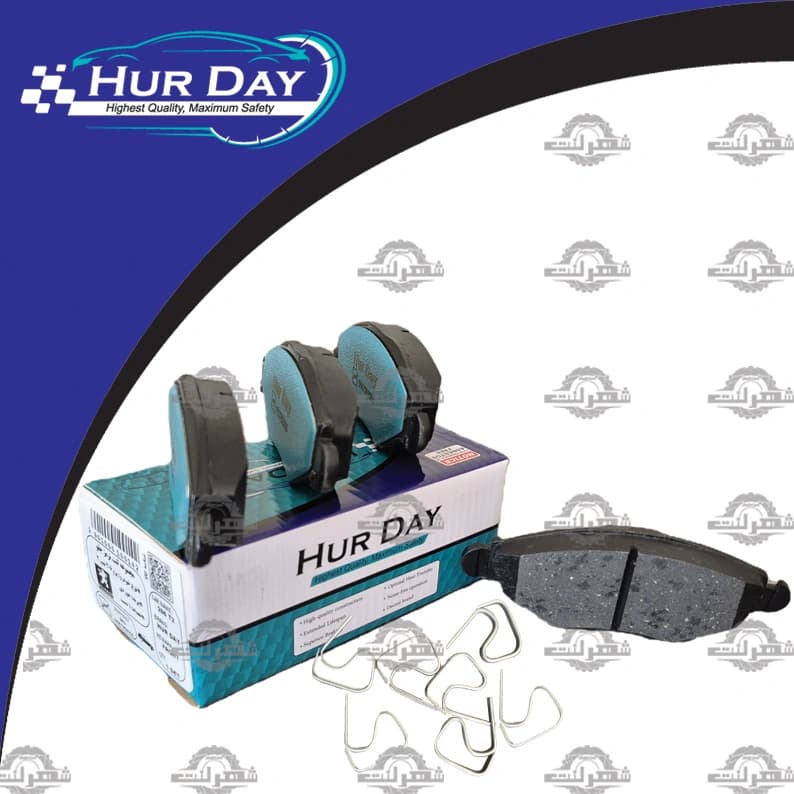لنت ترمز جلو پژو 206 تیپ 2 1380تا1392 هوردی (HurDay) — تصویر ۲