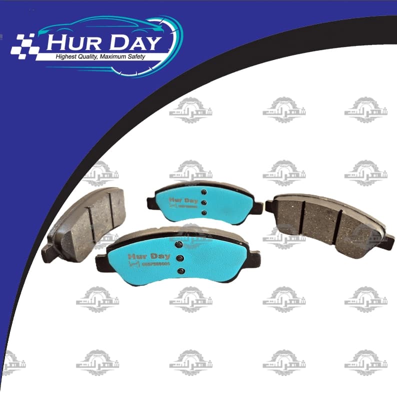 لنت ترمز جلو پژو 206 صندوقدار 1386-1392 هوردی (HurDay) — تصویر ۴