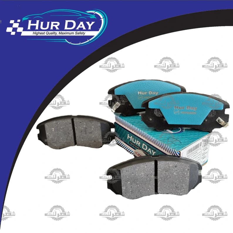 لنت ترمز جلو هیوندا کوپه 2007-2009 FX هوردی (HurDay) — تصویر ۳
