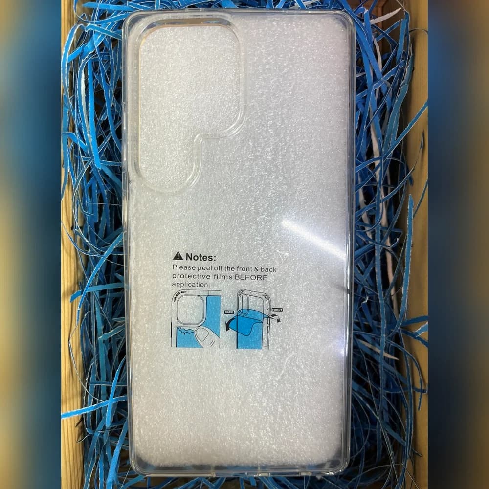 گارد پشت شفاف ژله ای بدون محافظ لنز برای سامسونگ S25 ultra