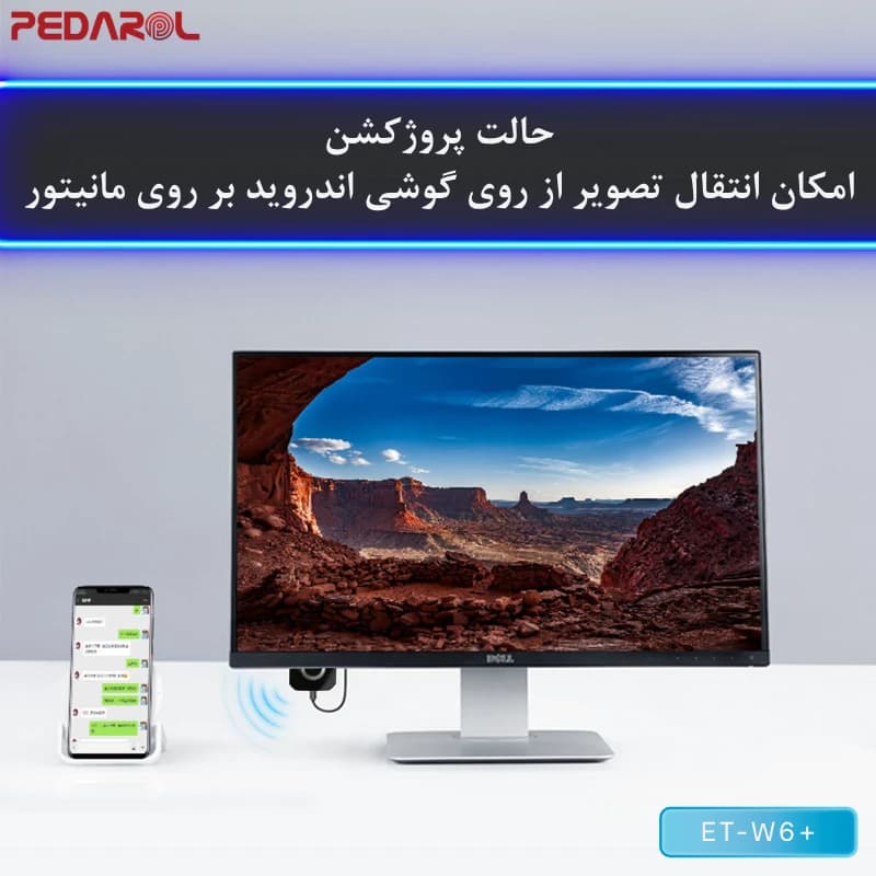 دانگل HDMI ارلدام مدل +ET-W6 کیفیت 4K — تصویر ۵