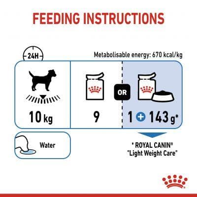 پوچ لایت ویت سگ رویال کنین – pouch light weight care dog 85g — تصویر ۷
