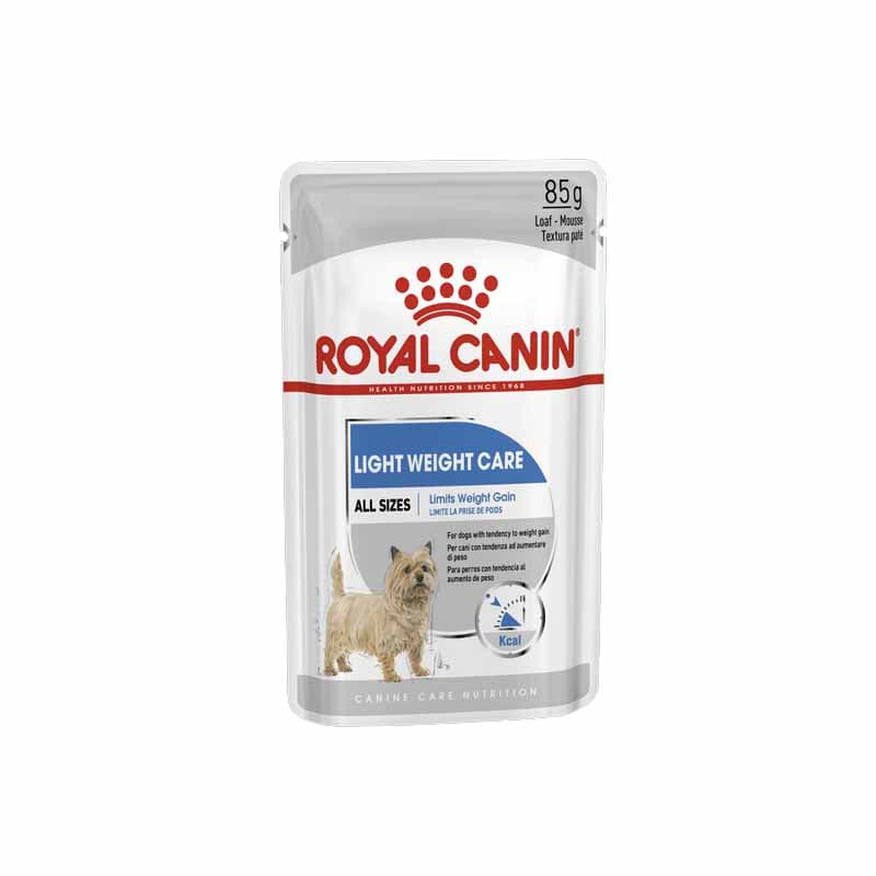 پوچ لایت ویت سگ رویال کنین – pouch light weight care dog 85g — تصویر ۳