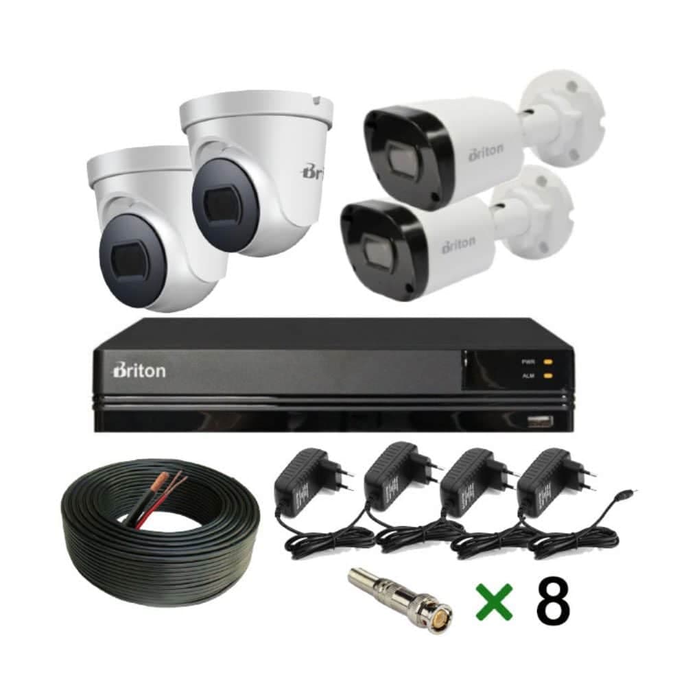 پکیج دوربین مداربسته برایتون UVC85D85 — تصویر ۵