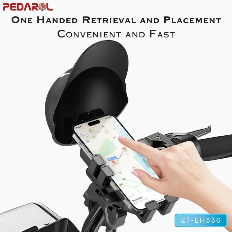 پایه نگهدارنده موبایل دوچرخه و موتور ارلدام مدل ET-EH336 — تصویر ۳