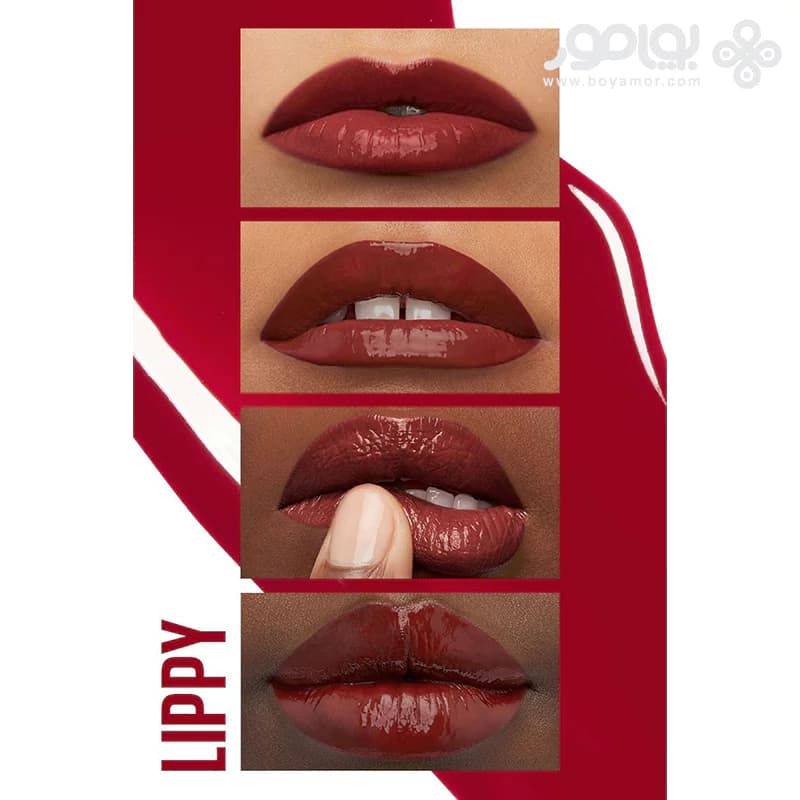 رژ لب مایع براق میبلین_سوپر استی مدل VINYL INK شماره 10 رنگ LIPPY — تصویر ۴