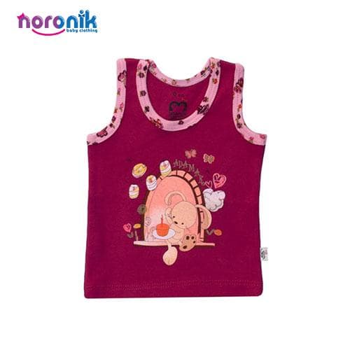 تاپ نوزادی دخترانه طرح خرگوش و پروانه