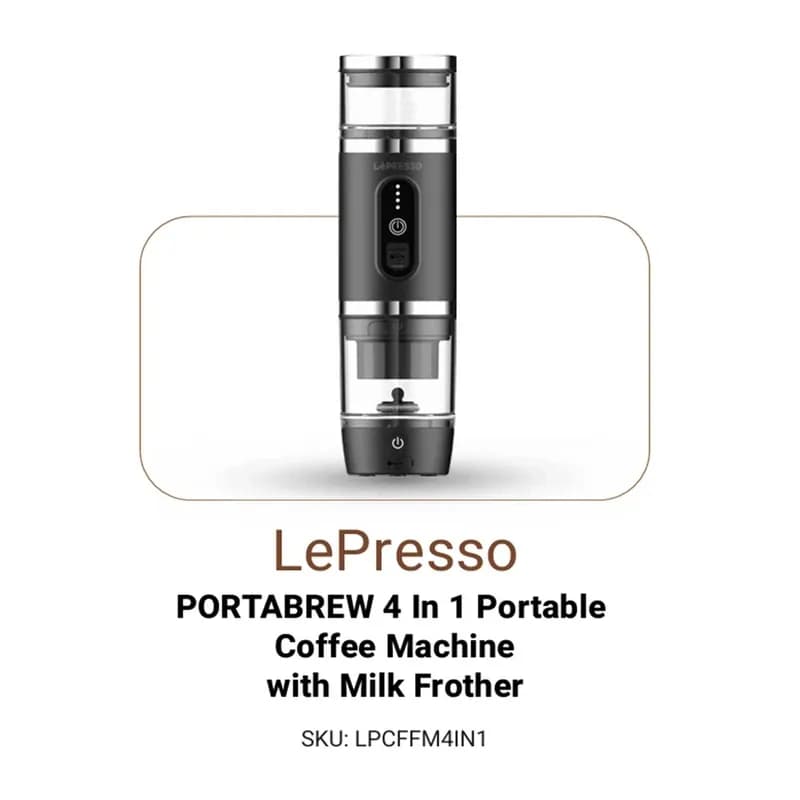قهوه ساز شارژی ۴ کاره lepresso به همراه کیف حمل — تصویر ۲
