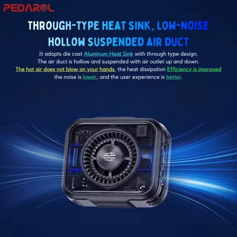 فن خنک کننده موبایل ردمجیک مدل RedaMagic Cooler 5 — تصویر ۴