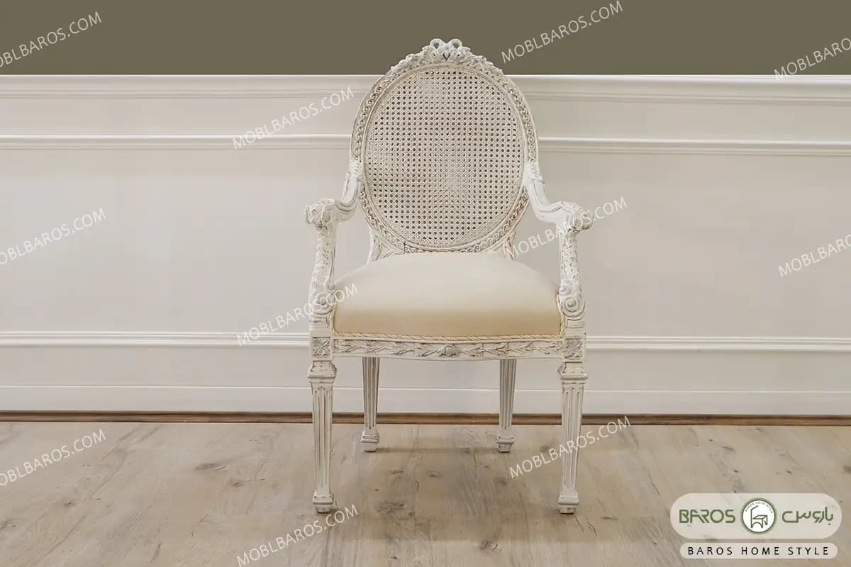 میز ناهارخوری سلطنتی الینا با صفحه طرح‌دار — تصویر ۸