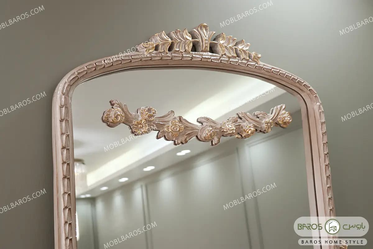 میز کنسول منبتی نوادا و آینه رومیزی برلیان — تصویر ۵