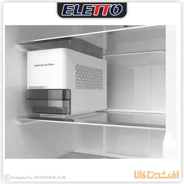 یخچال فریزر التتو مدل RF-6040-ICE (یخساز و آبسردکن اتوماتیک) — تصویر ۴