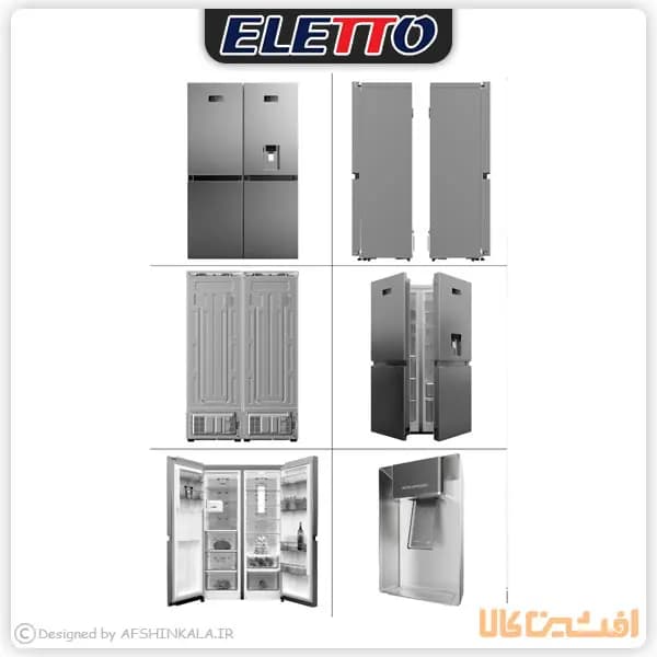 یخچال فریزر التتو مدل RF-6040-ICE (یخساز و آبسردکن اتوماتیک) — تصویر ۵