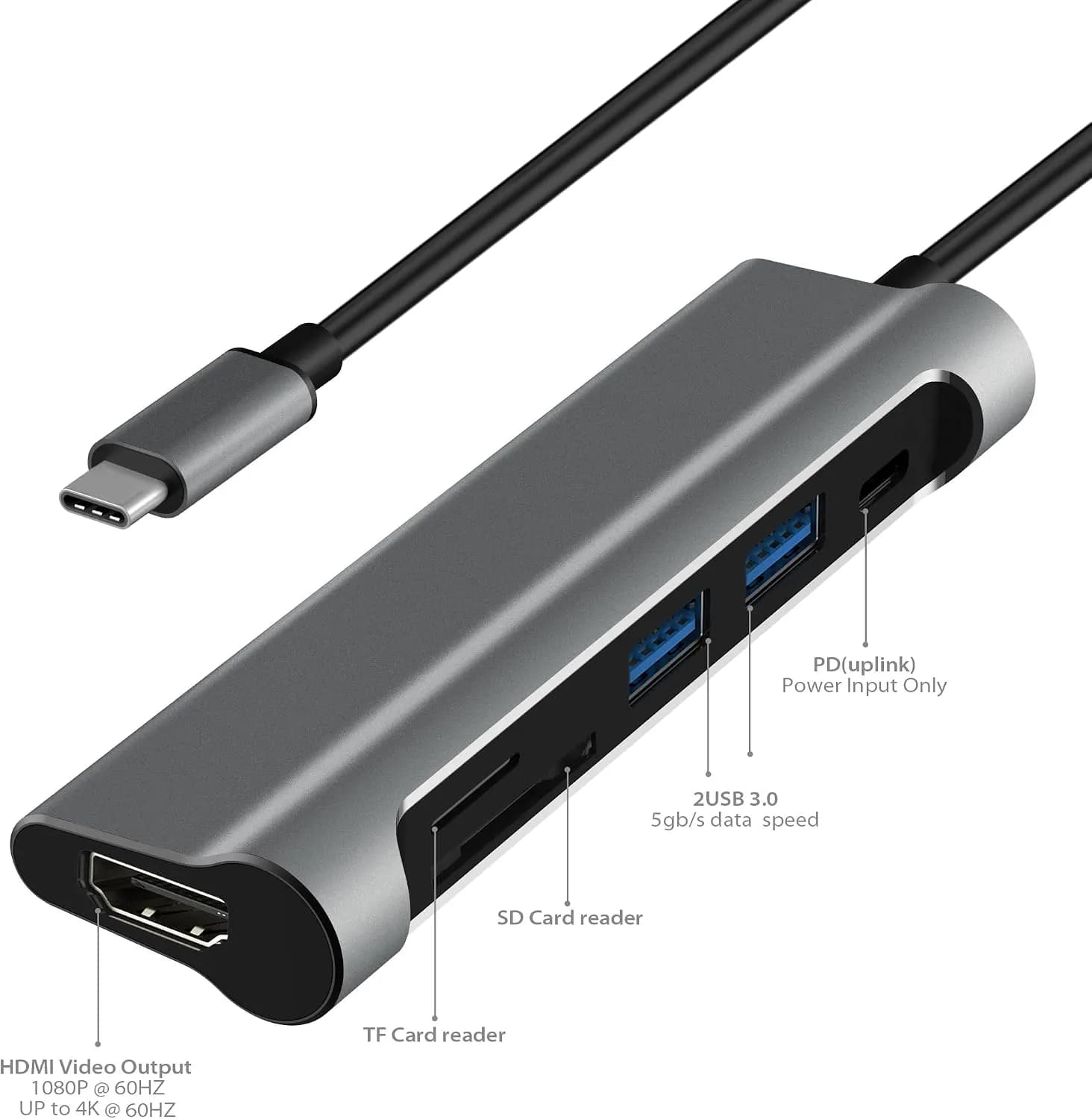 هاب 6 پورت USB-C | سری Linx | مدل JCP6217 | برند جی سی پال — تصویر ۶