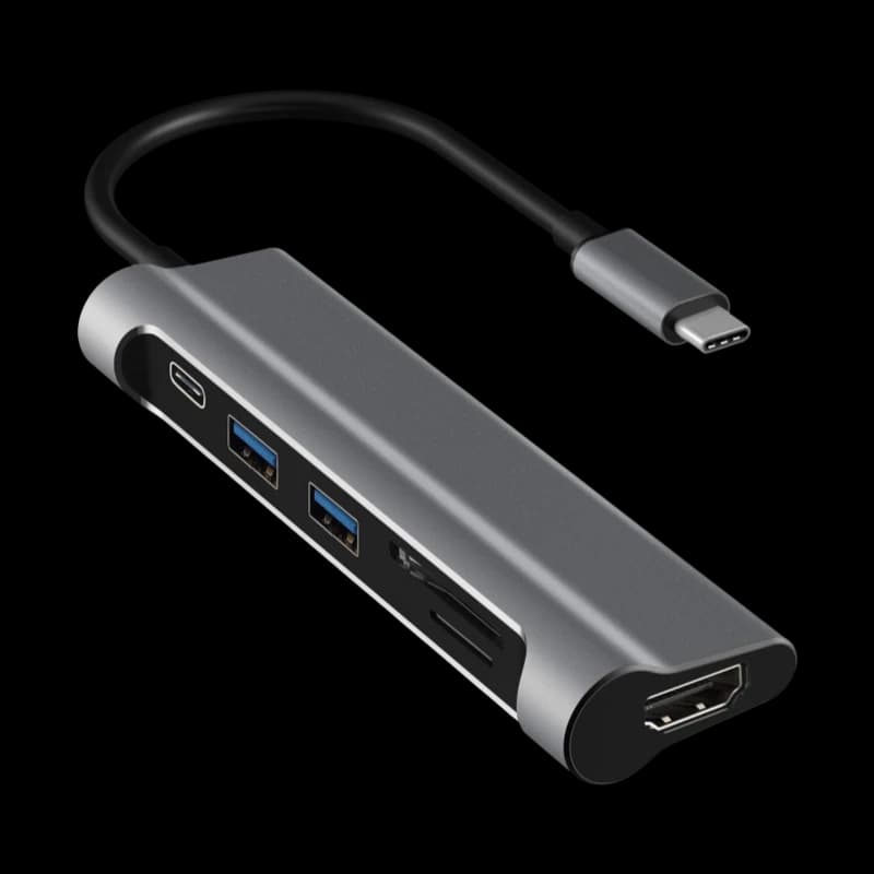هاب 6 پورت USB-C | سری Linx | مدل JCP6217 | برند جی سی پال — تصویر ۴
