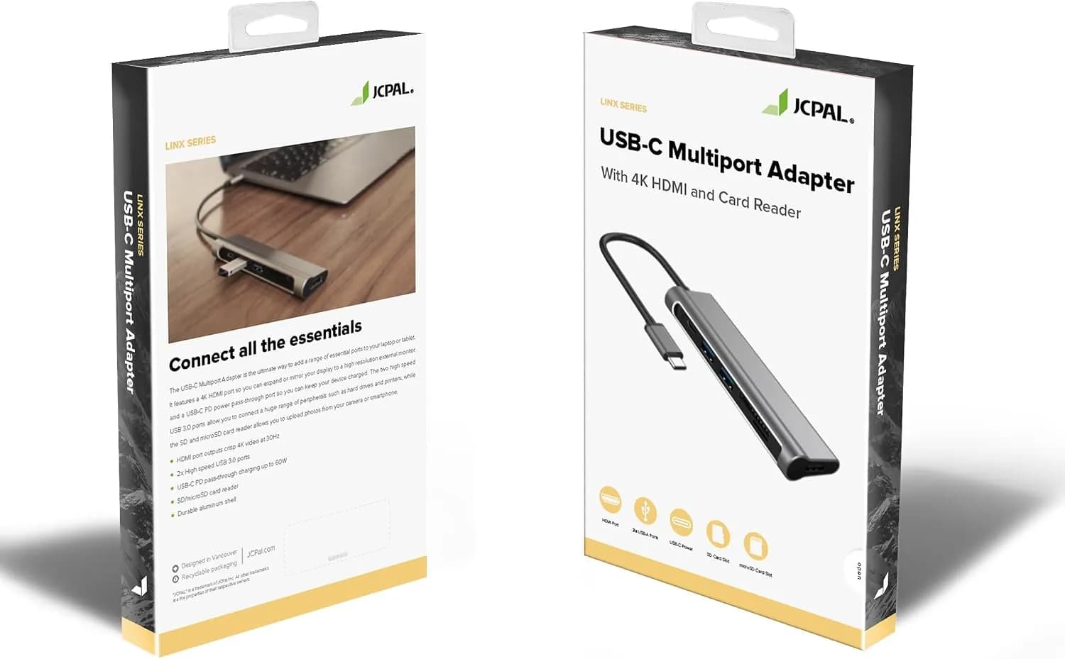 هاب 6 پورت USB-C | سری Linx | مدل JCP6217 | برند جی سی پال — تصویر ۵