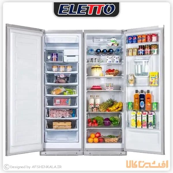 یخچال فریزر التتو مدل RF-6020-ICE (یخساز اتوماتیک) — تصویر ۳