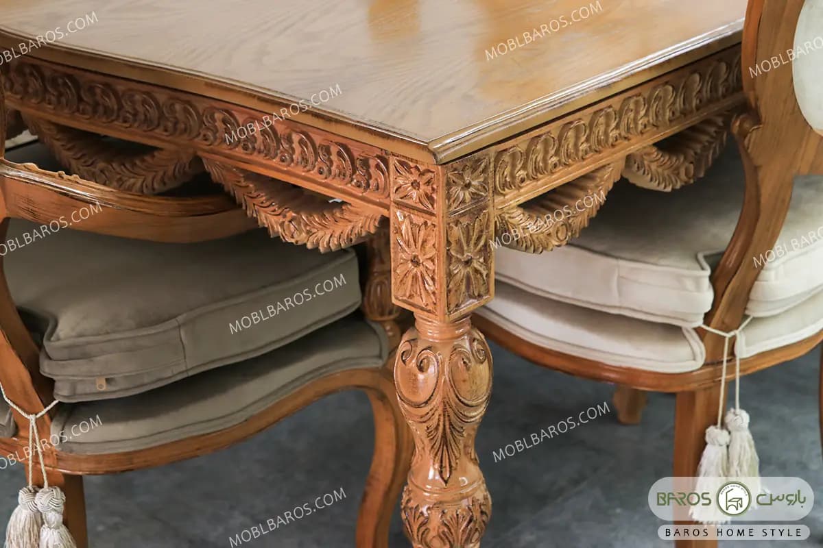 میز ناهارخوری جدید مصری کد ۲ – ۴ — تصویر ۳