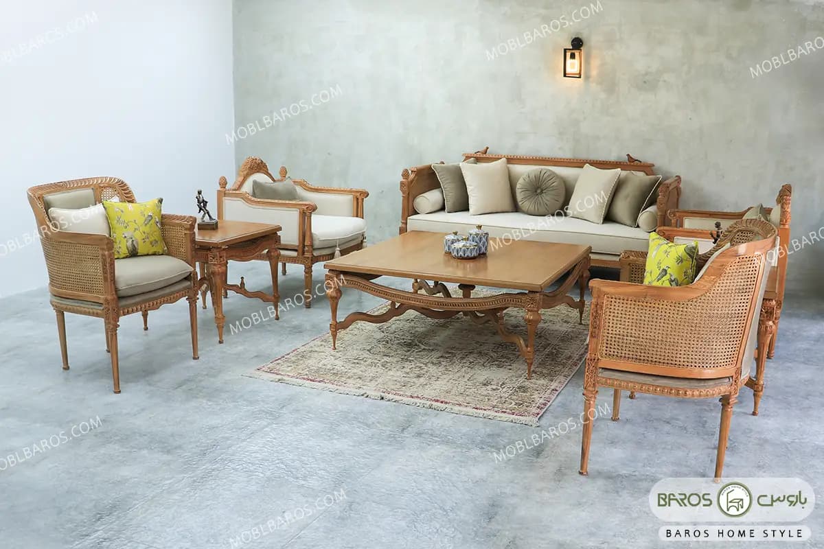مبل کلاسیک کاجی مصری صبا