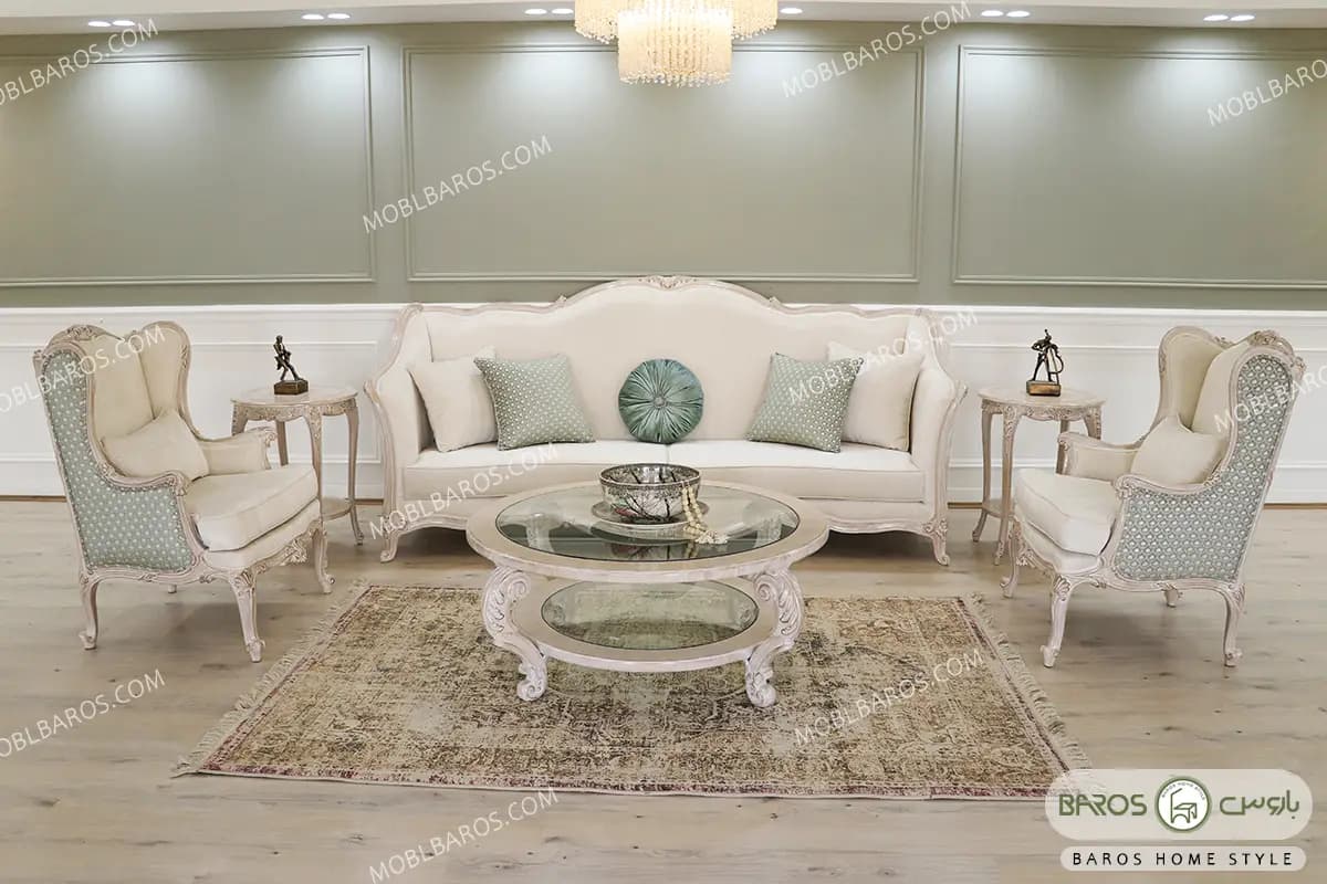 مبل کلاسیک ۷ نفره ساوین — تصویر ۳