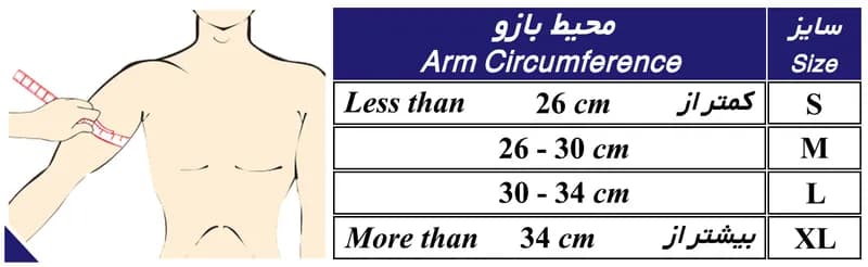 شانه بند یک طرفه نئوپرن طب و صنعت — تصویر ۳