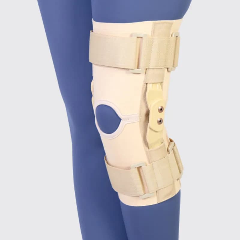 زانو بند مفصل دار کشی طب و صنعت Elastic Hinged Knee Brace