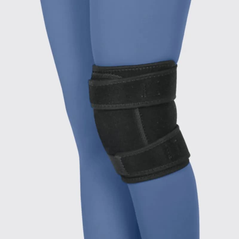 زانو بند نئوپرن پد دار تکسایز طب و صنعت Sport Padded Knee Support (Free Size) — تصویر ۲