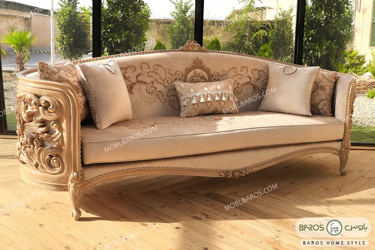 مبل استیل و سلطنتی مدل الینا کد ۴ — تصویر ۸