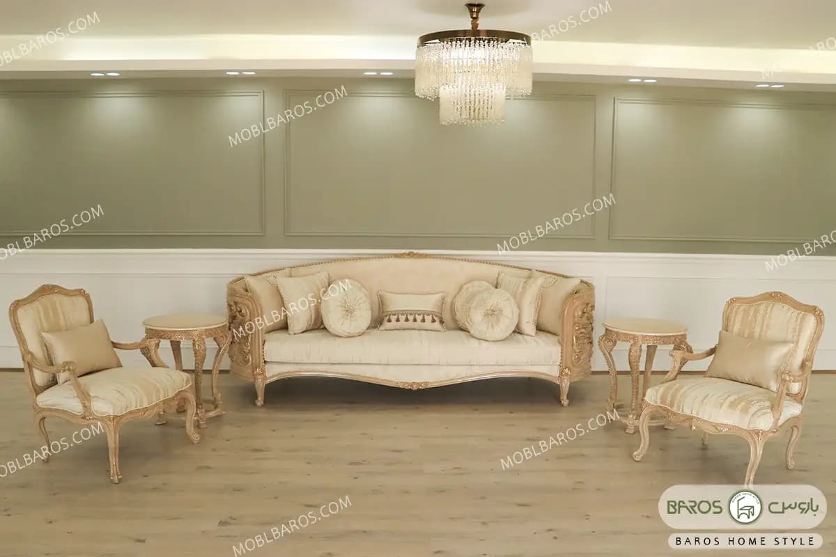 مبل کلاسیک الینا و تکنفره آرتمیس — تصویر ۷