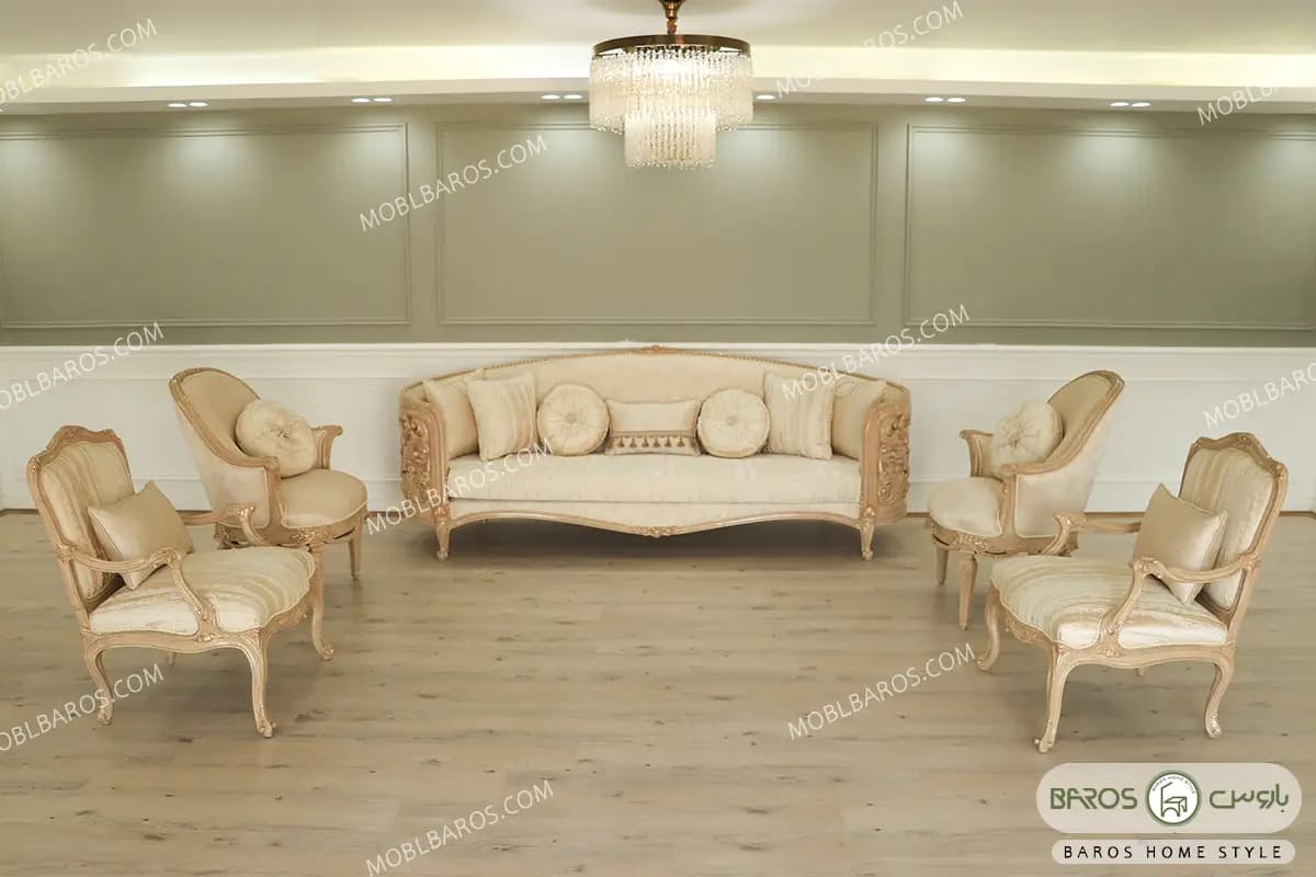 مبل کلاسیک الینا و تکنفره آرتمیس — تصویر ۲