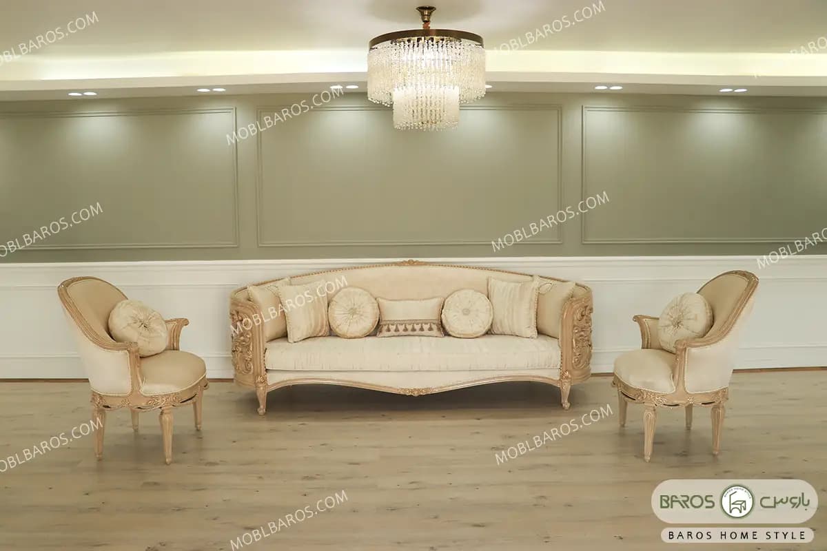 مبل کلاسیک الینا و تکنفره آرتمیس — تصویر ۳