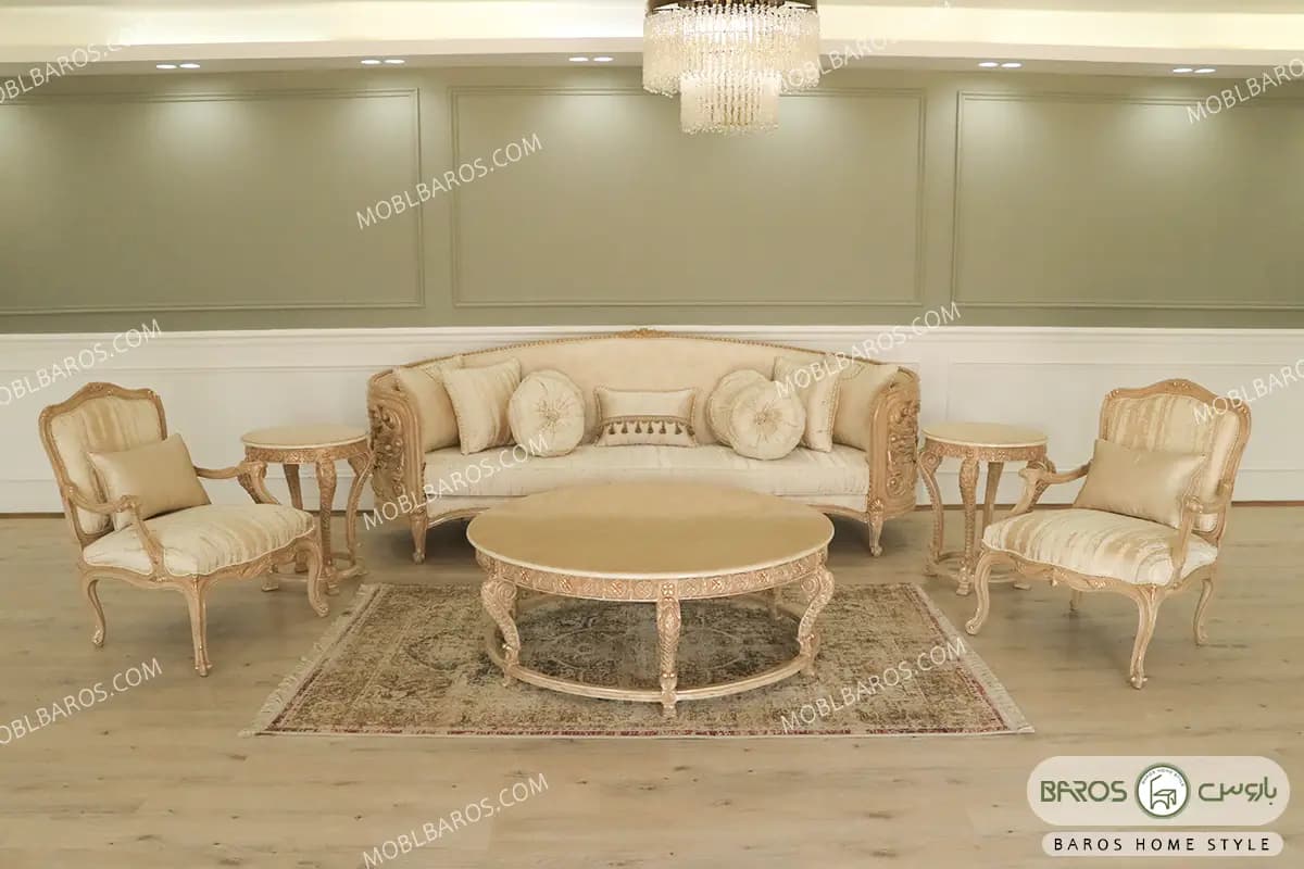 مبل کلاسیک الینا و تکنفره آرتمیس — تصویر ۶