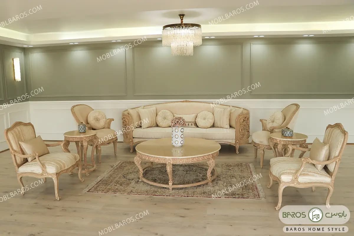 مبل کلاسیک الینا و تکنفره آرتمیس