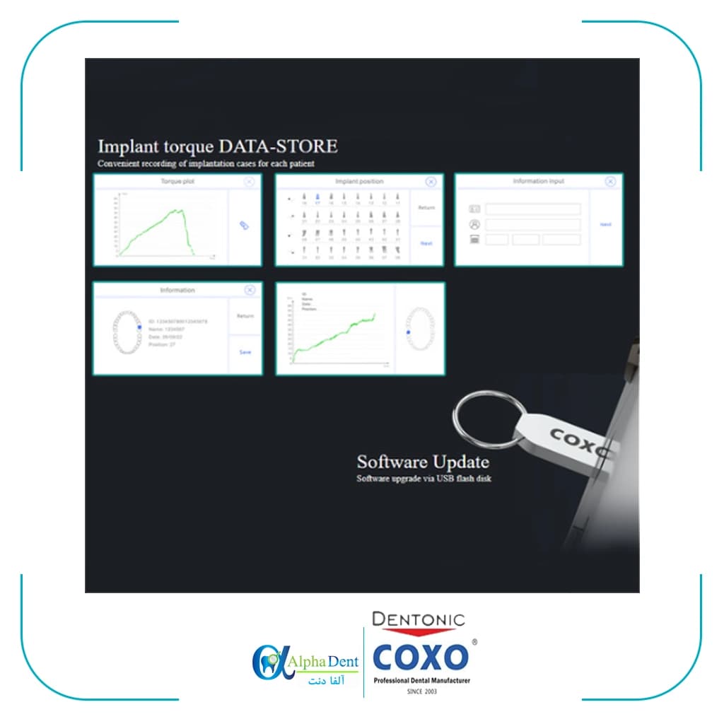 موتور ایمپلنت دو کاره کوکسو C Sailor Pro Plus COXO — تصویر ۴