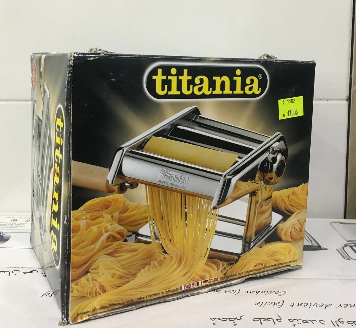 دستگاه خمیر پهن کن و رشته کن Titania ایتالیا — تصویر ۵